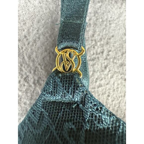 Victoria's Secret Women Bra 34C Green Push Up Underwire Lace Convertible - Picture 3 of 5